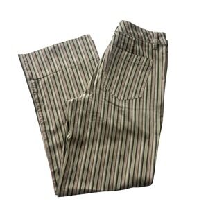 Cabi Multi Stripe Wide Leg Trouser Pants Womens 6 Multicolor High Rise Casual